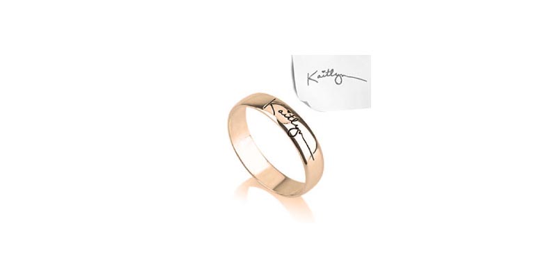 wedding ring name engraving